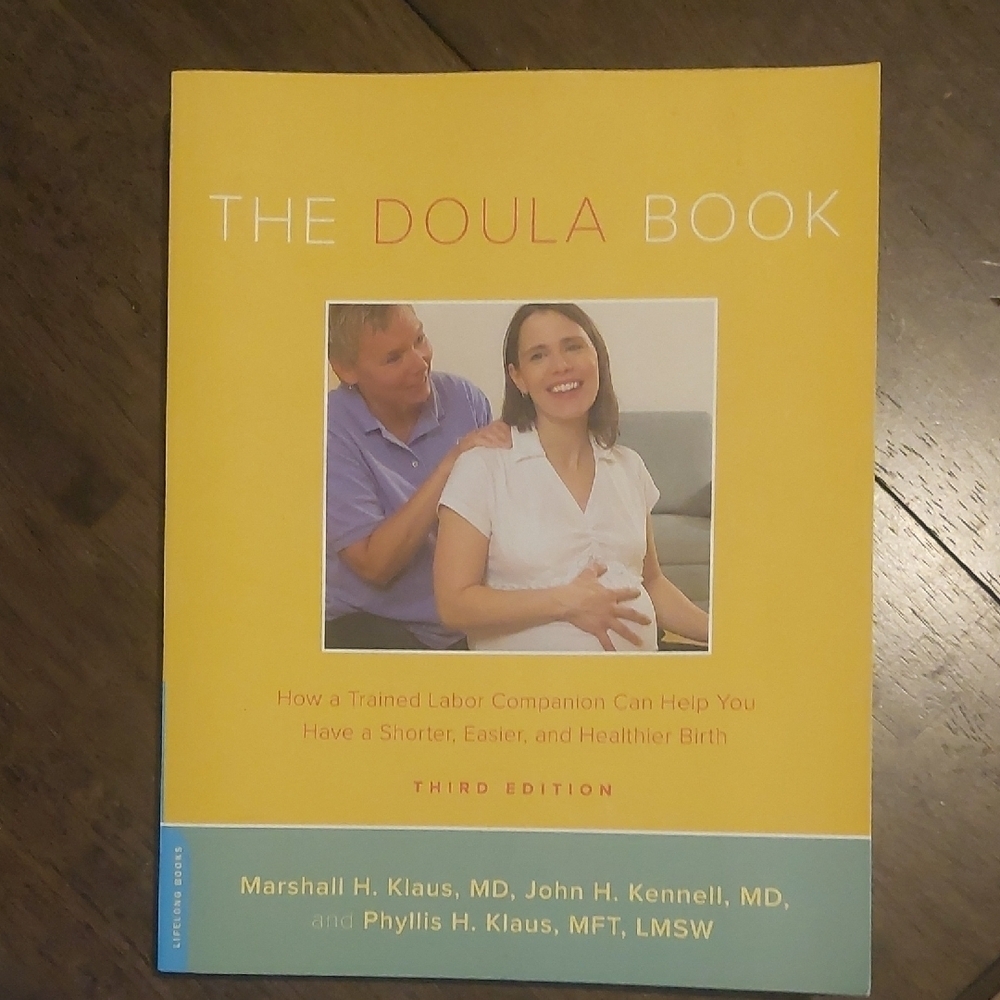 The Doula Book - Yellow and Blue Cover